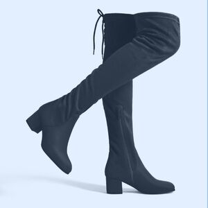Women's Black Knee-High Boots